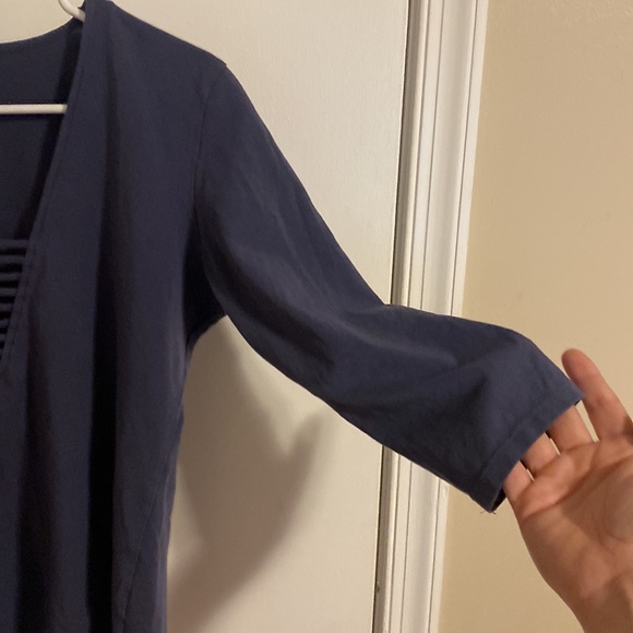 Express Women’s 3/4 Sleeve Top Size Large - Picture 4 of 5